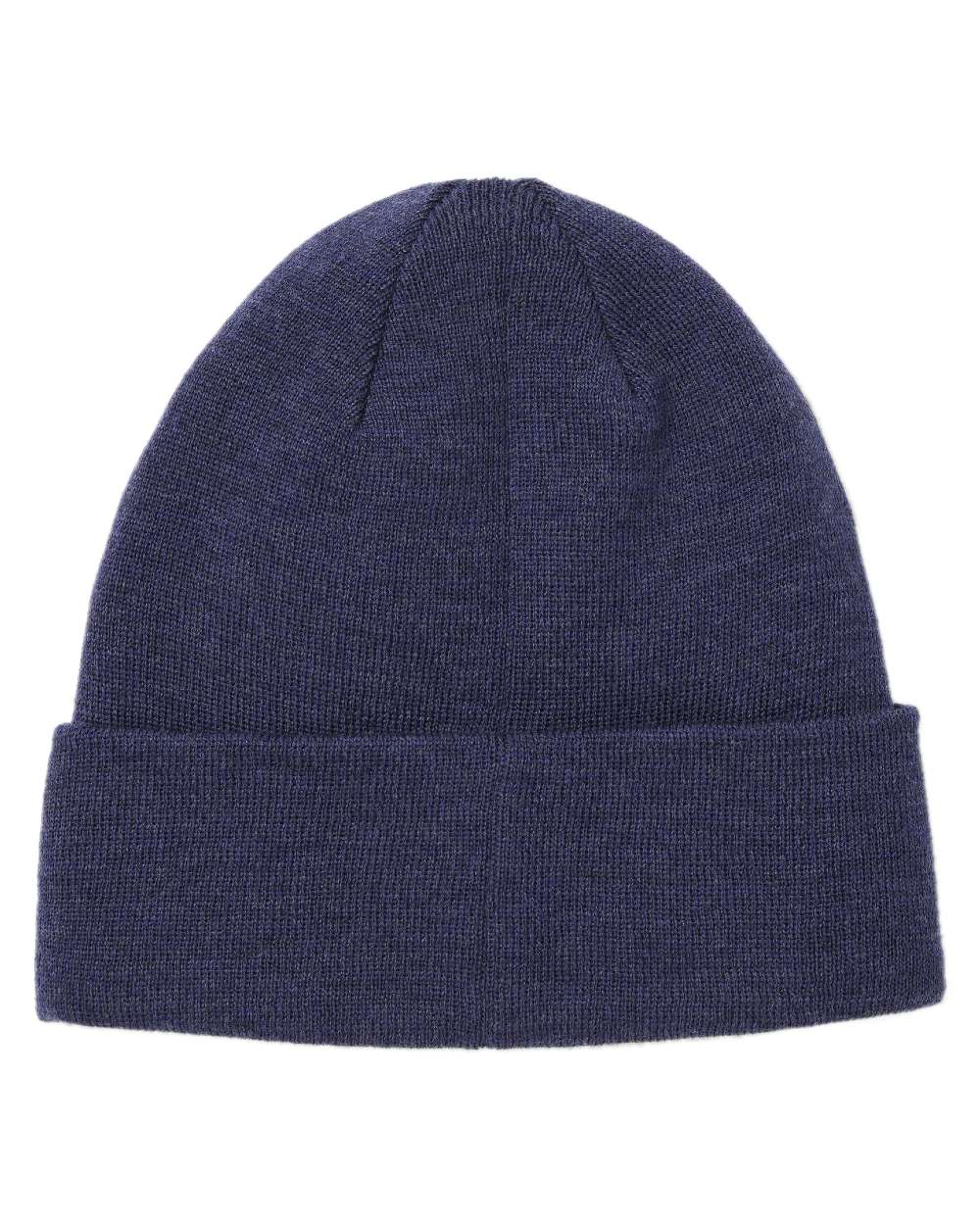 Mid Blue Coloured Tilley Hydrowool Beanie on white background