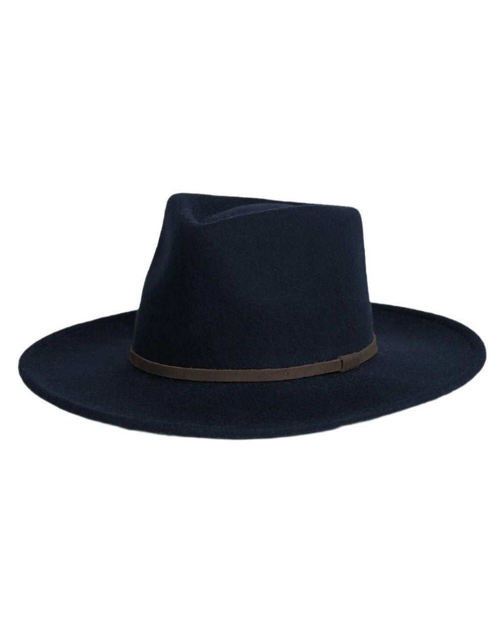 Dark Navy Coloured Tilley New Jasper Hat on white background