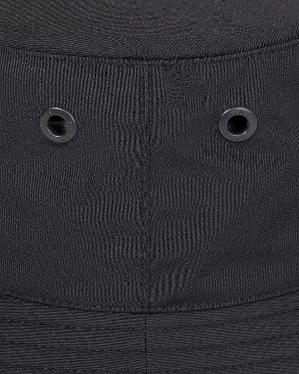 Black Coloured Tilley T1 Performance Bucket Hat on white background