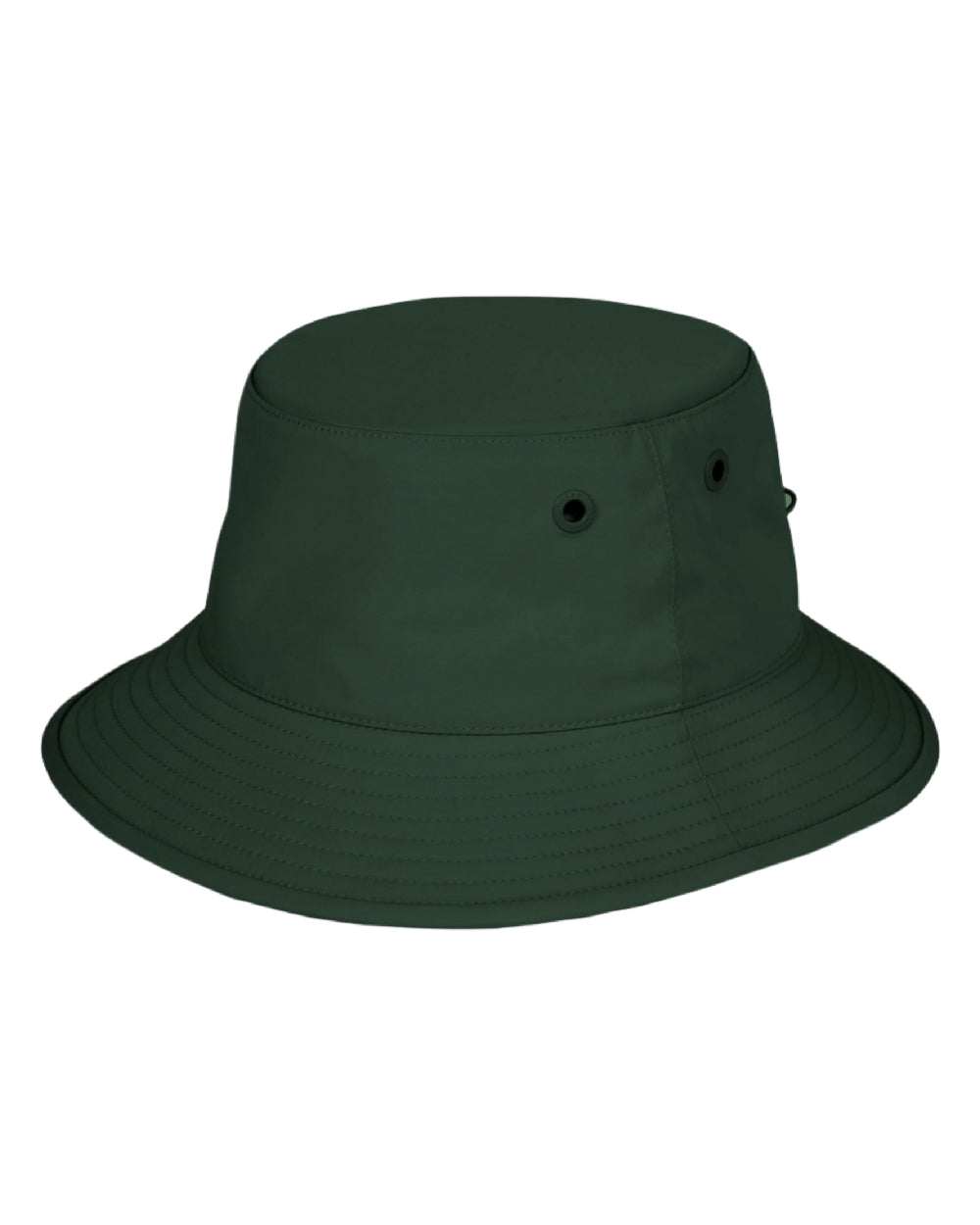Evergreen Coloured Tilley T1 Performance Bucket Hat on white background