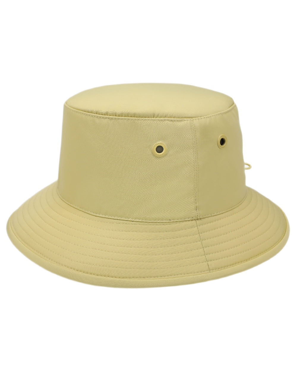 Lemongrass Coloured Tilley T1 Performance Bucket Hat on white background