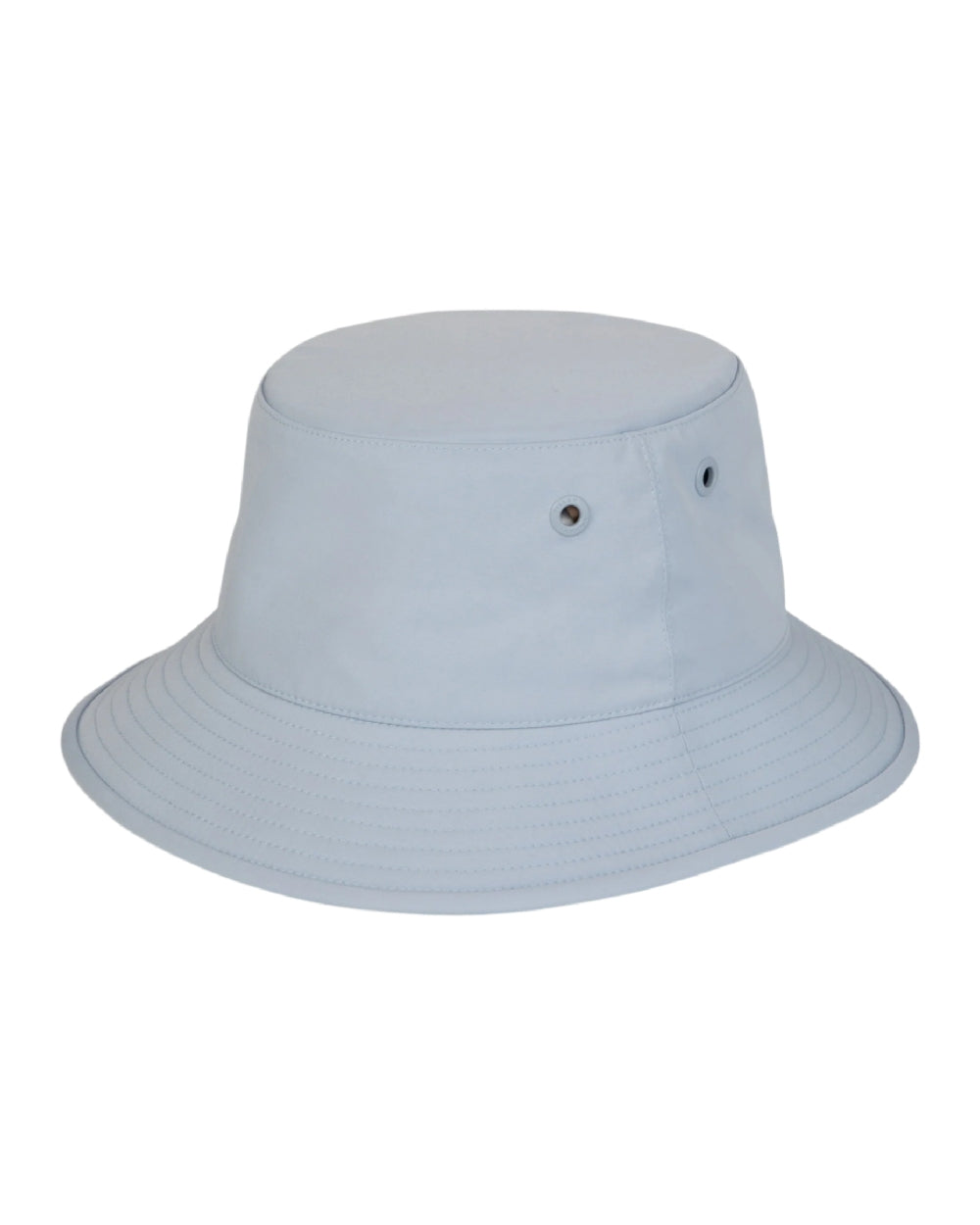 Light Blue Coloured Tilley T1 Performance Bucket Hat on white background