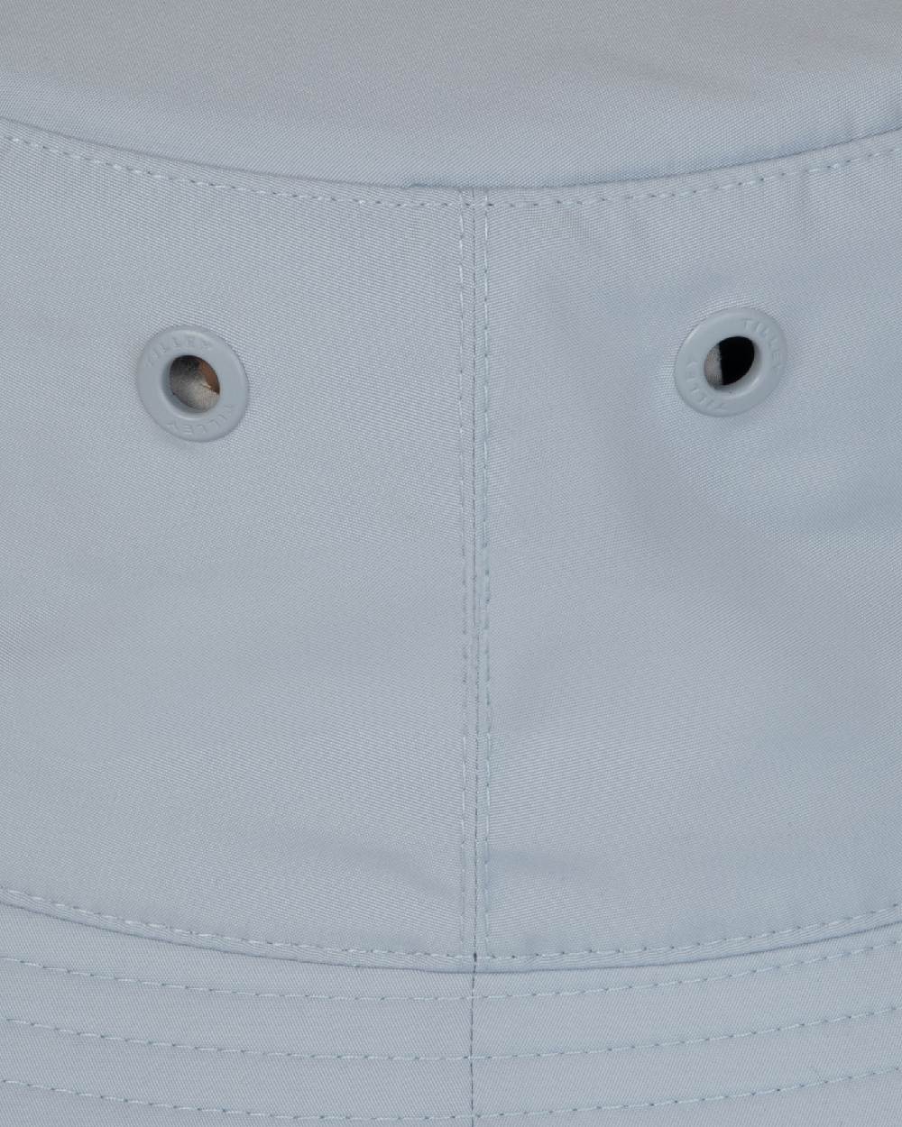 Light Blue Coloured Tilley T1 Performance Bucket Hat on white background