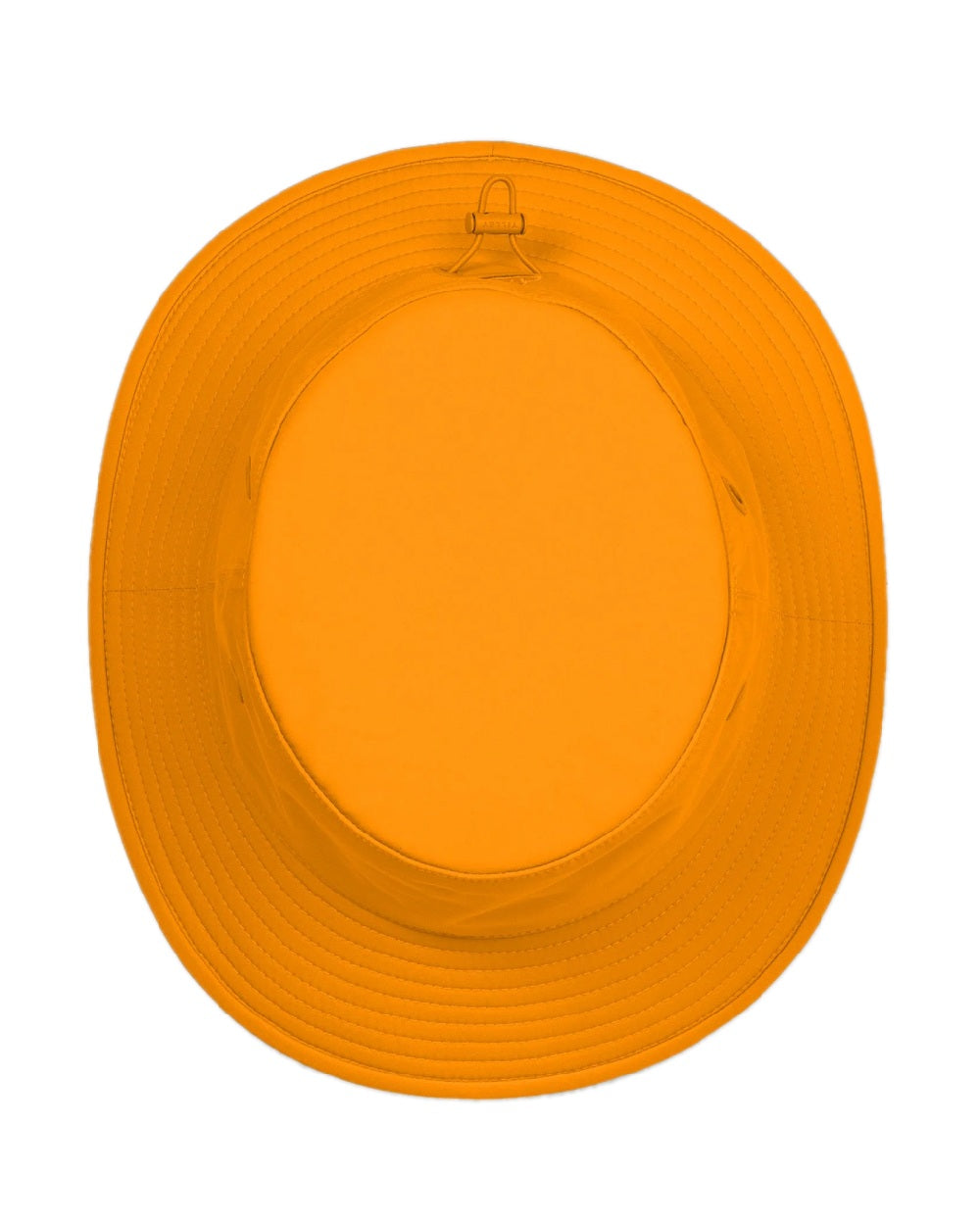 Orange Coloured Tilley T1 Performance Bucket Hat on white background