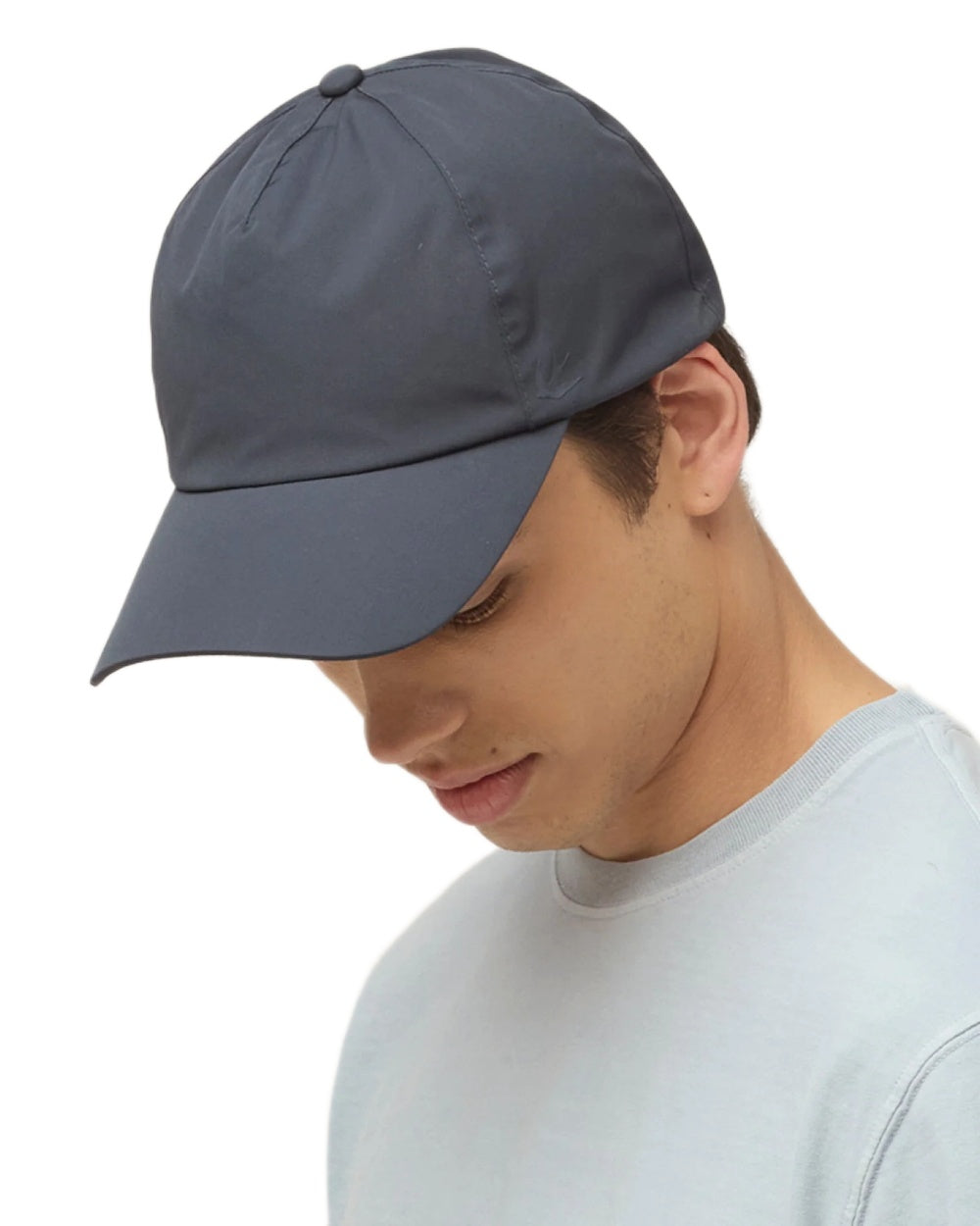 Dark Navy Coloured Tilley The Thermashield Cap on white background