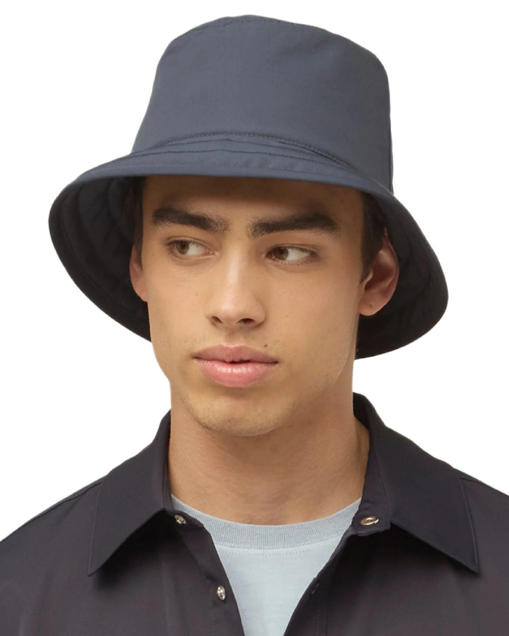 Dark Navy Coloured Tilley Thermashield T1 on white background
