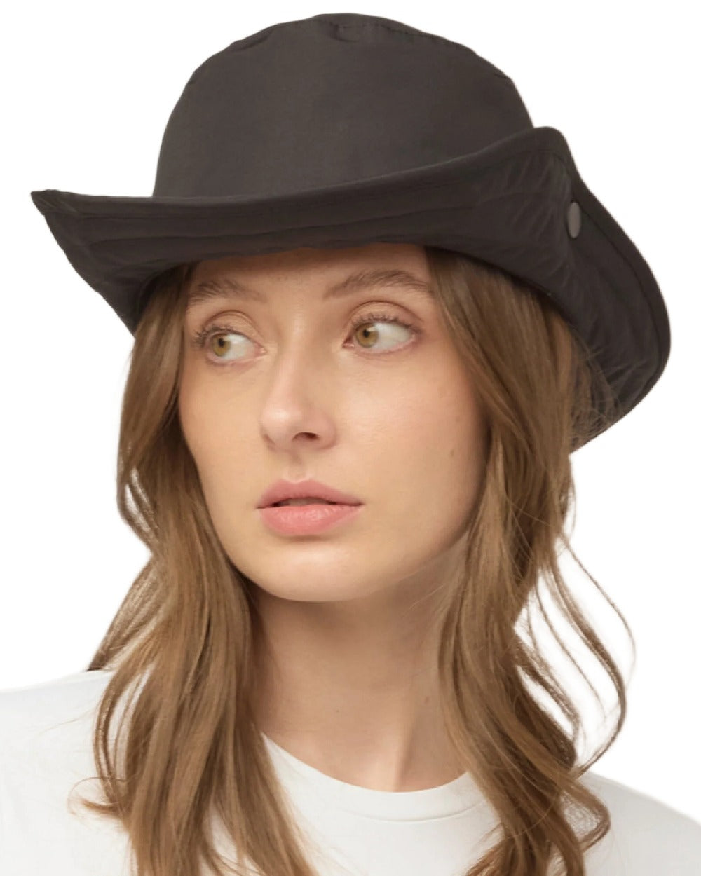 Black Coloured Tilley Thermashield T3 on white background