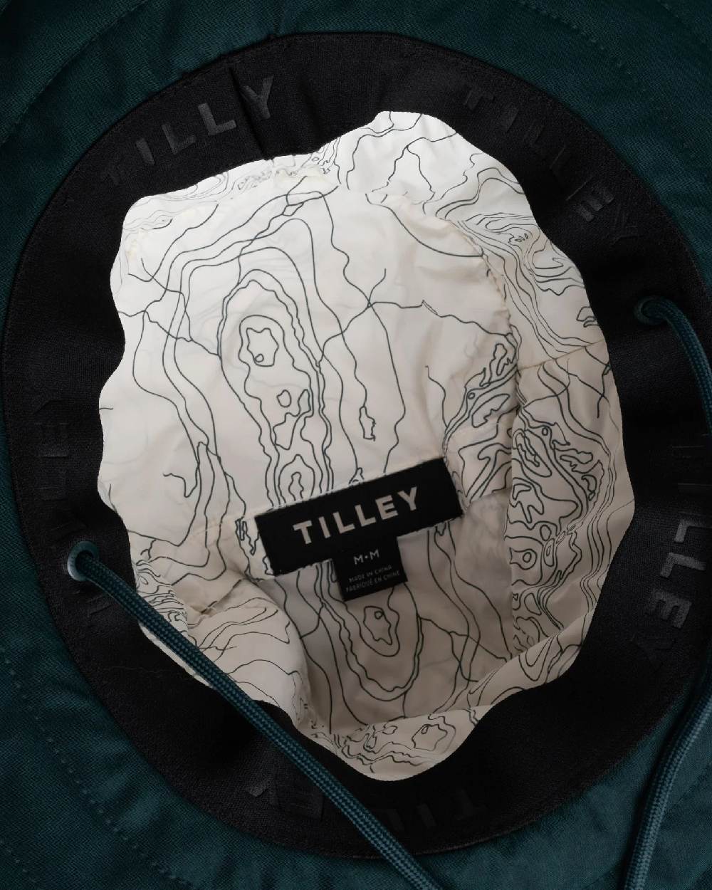 Evergreen Coloured Tilley Thermashield T3 on white background