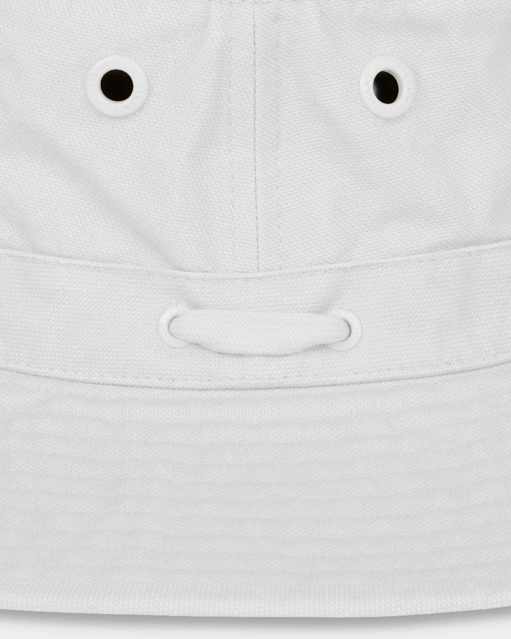 White Coloured Tilley Wide Brim Wanderer Hat on white background