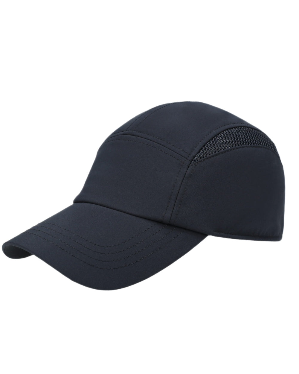 Midnight Navy coloured Tilley Airflo Cap on white background
