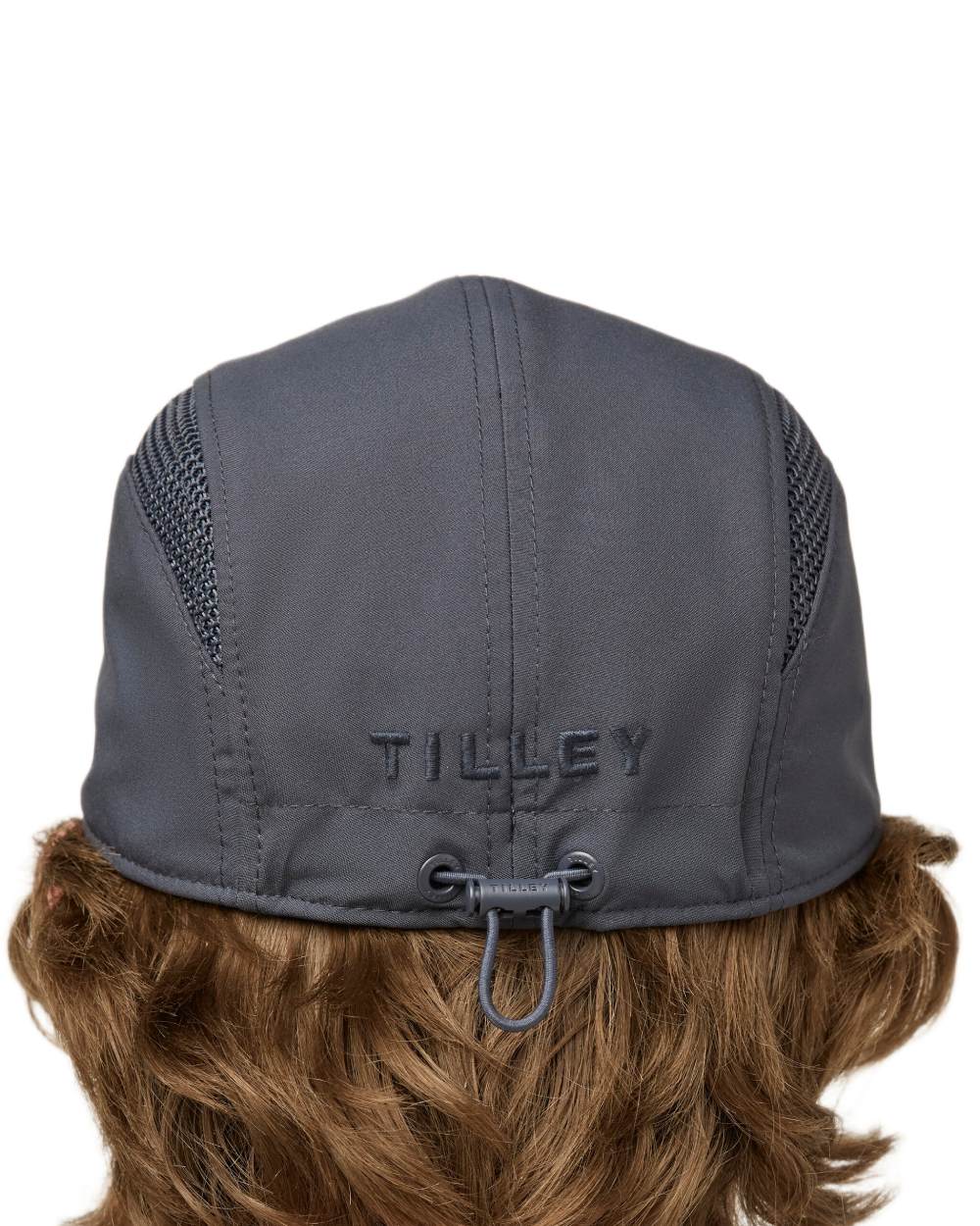Midnight Navy coloured Tilley Airflo Cap on white background