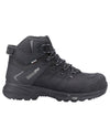 Black coloured Timberland Pro Switchback Work Boots on white background #colour_black