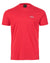True Red Coloured Musto Mens Nautic Short Sleeve T-Shirt On A White Background #colour_true-red