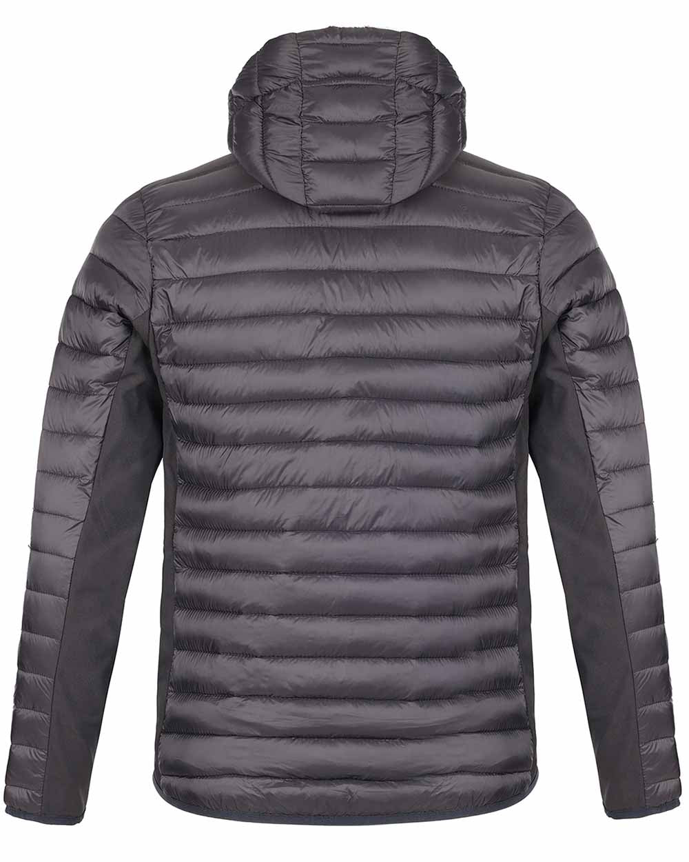 Back view of hood Black TuffStuff Hatton Softshell and Quilted Jacket