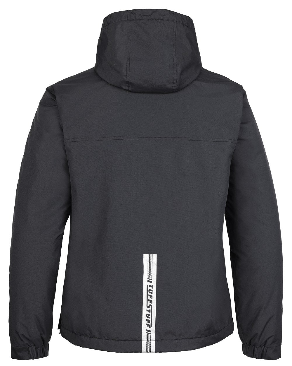 Black coloured Tuffstuff Sutherland Unlined Windbreaker on white background