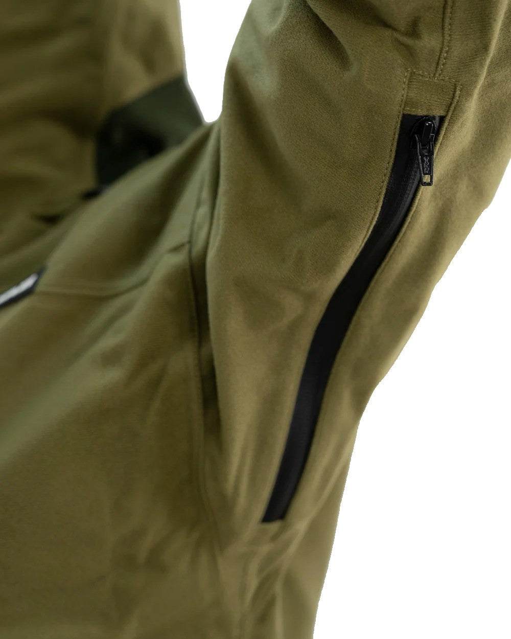 Tussock Green Coloured Swazi Kagoule Jacket On A White Background