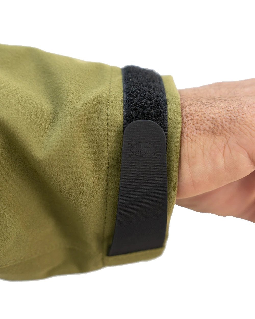 Tussock Green Coloured Swazi Kagoule Jacket On A White Background