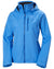 Ultra Blue coloured Helly Hansen womens crew hooded sailing jacket 2.0 on white background #colour_ultra-blue