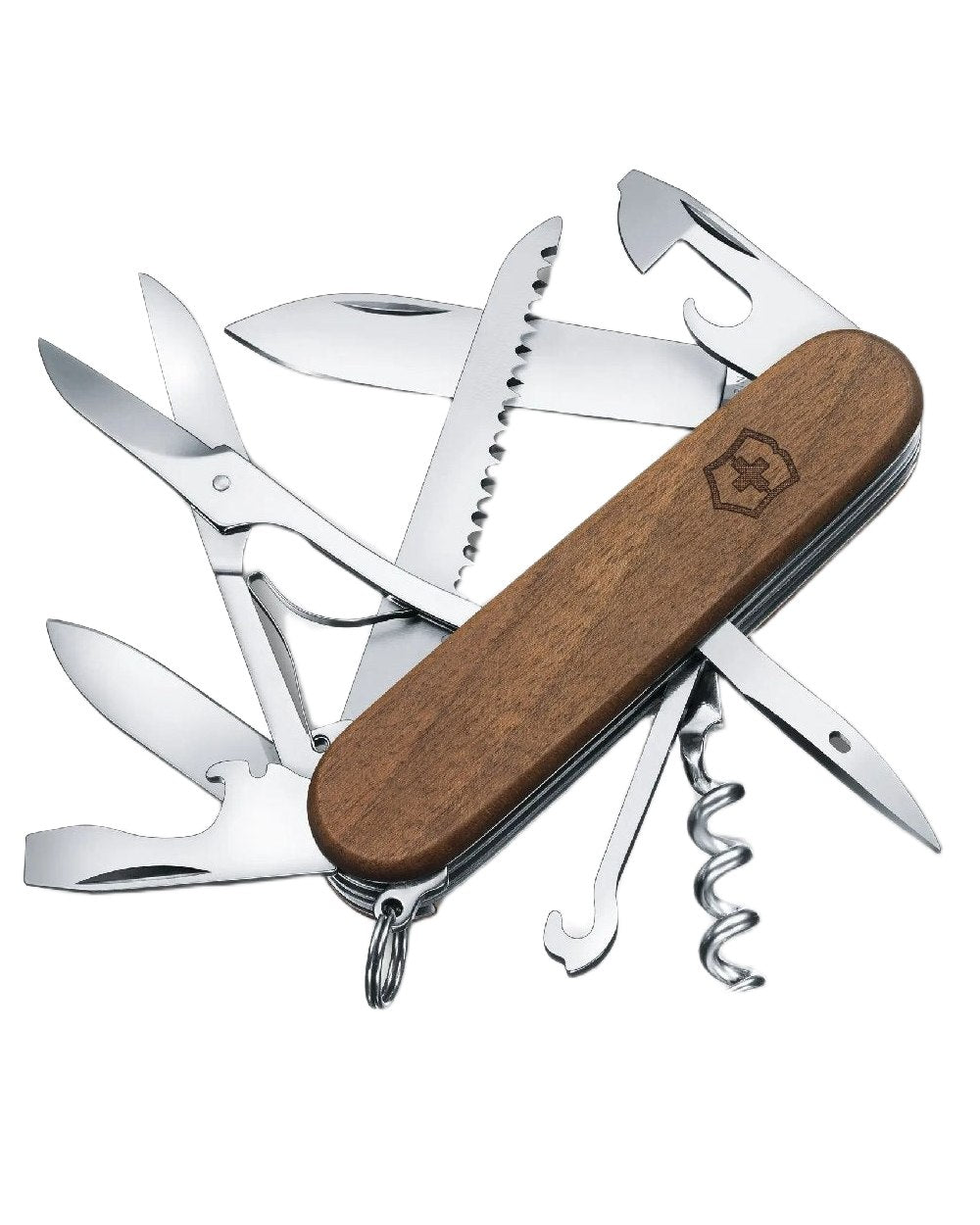 Victorinox Huntsman Wood Swiss Army Pocket Knife