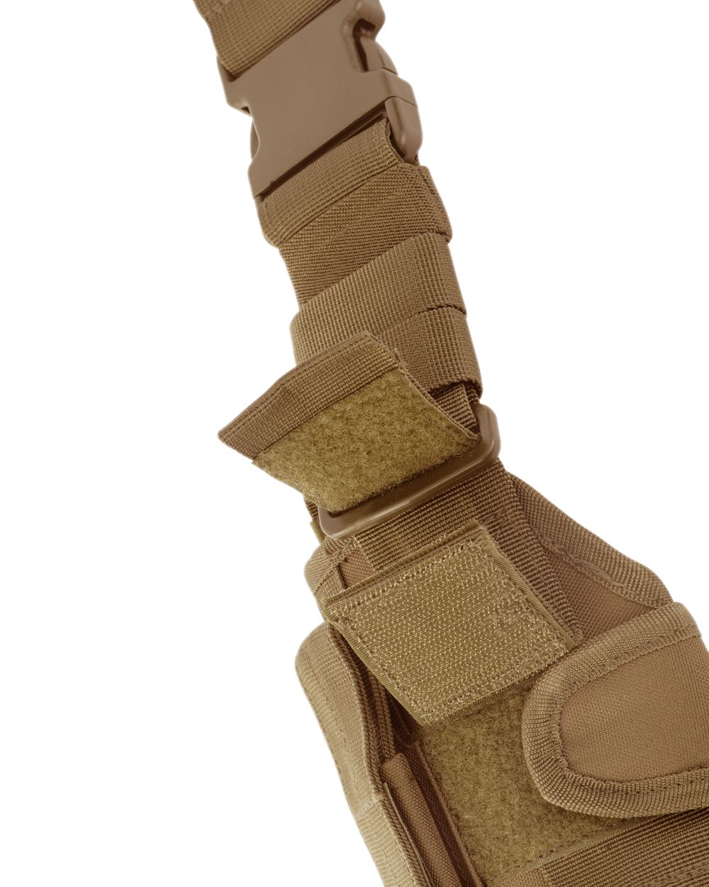 Coyote Coloured Viper Adjustable Holster on white background