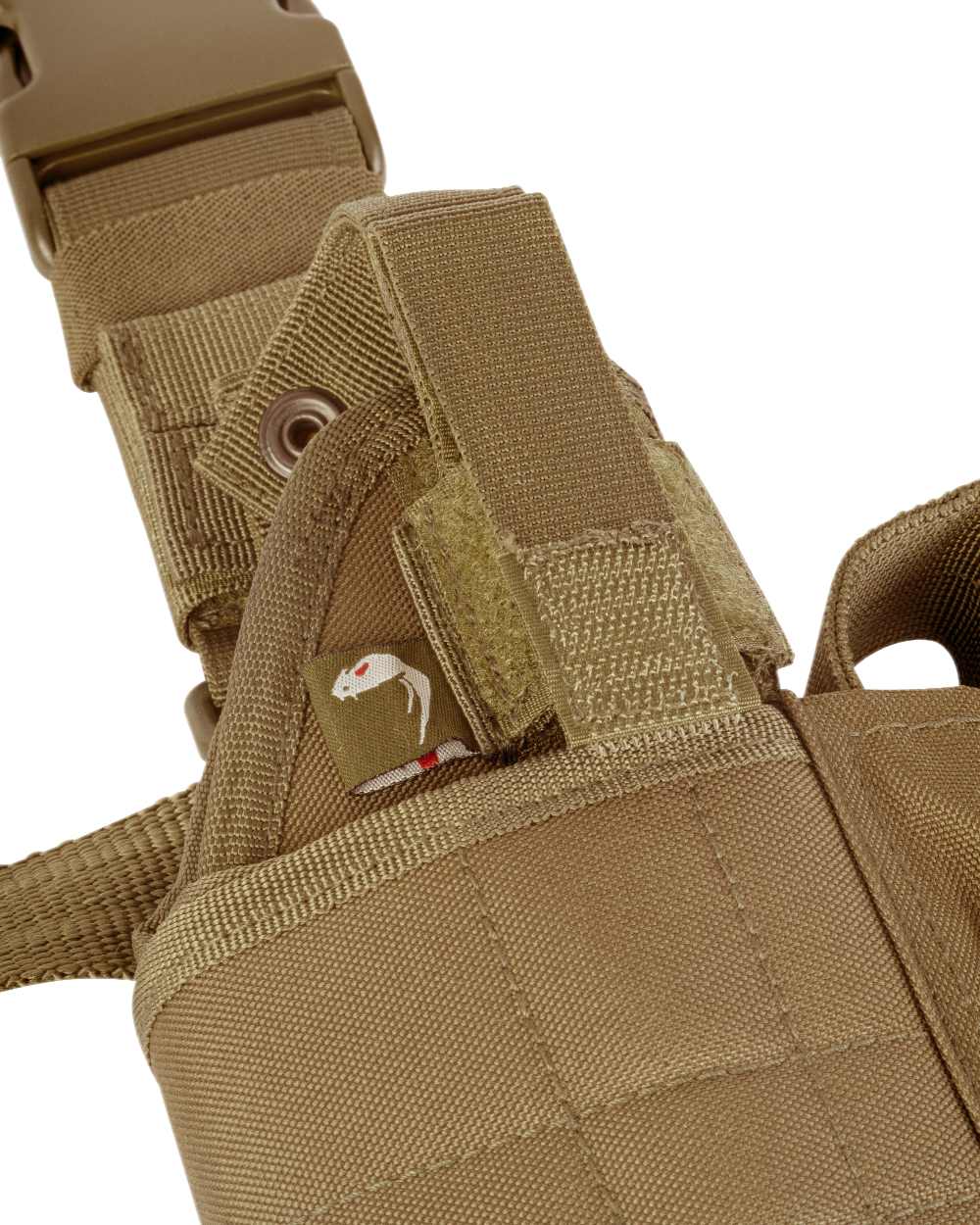 Coyote Coloured Viper Adjustable Holster on white background