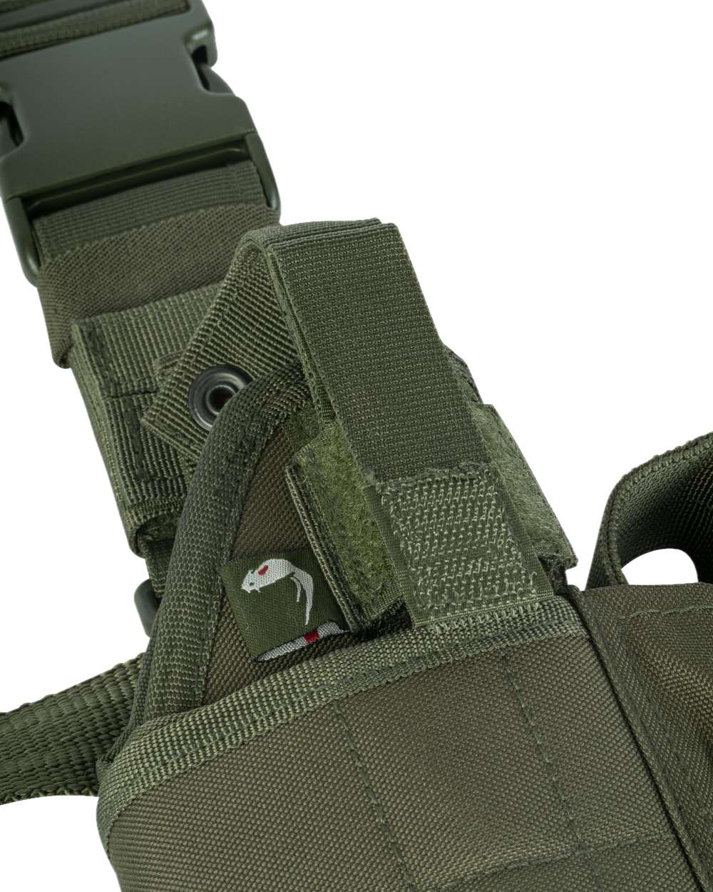 Green Coloured Viper Adjustable Holster on white background