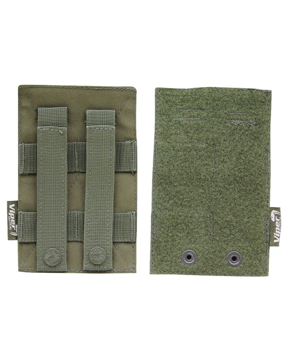 Green Coloured Viper Adjustable Panels on white background