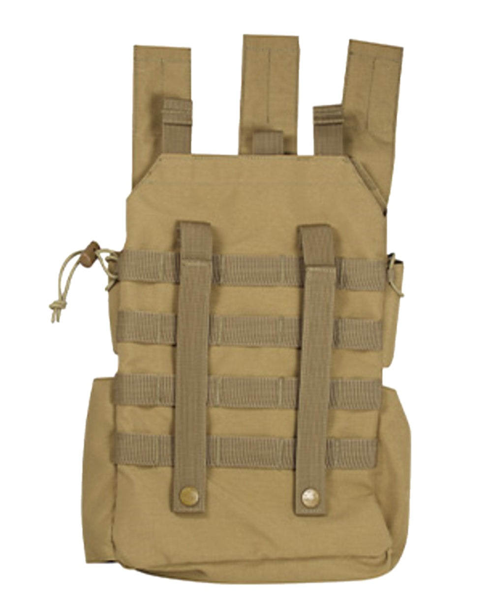 Dark Coyote Coloured Viper Assault Panel on white background