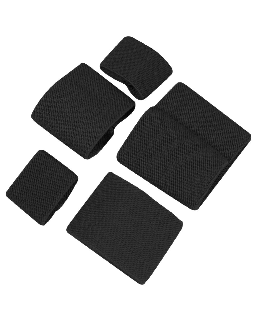 Black Coloured Viper Buckle Tidy Set on white background