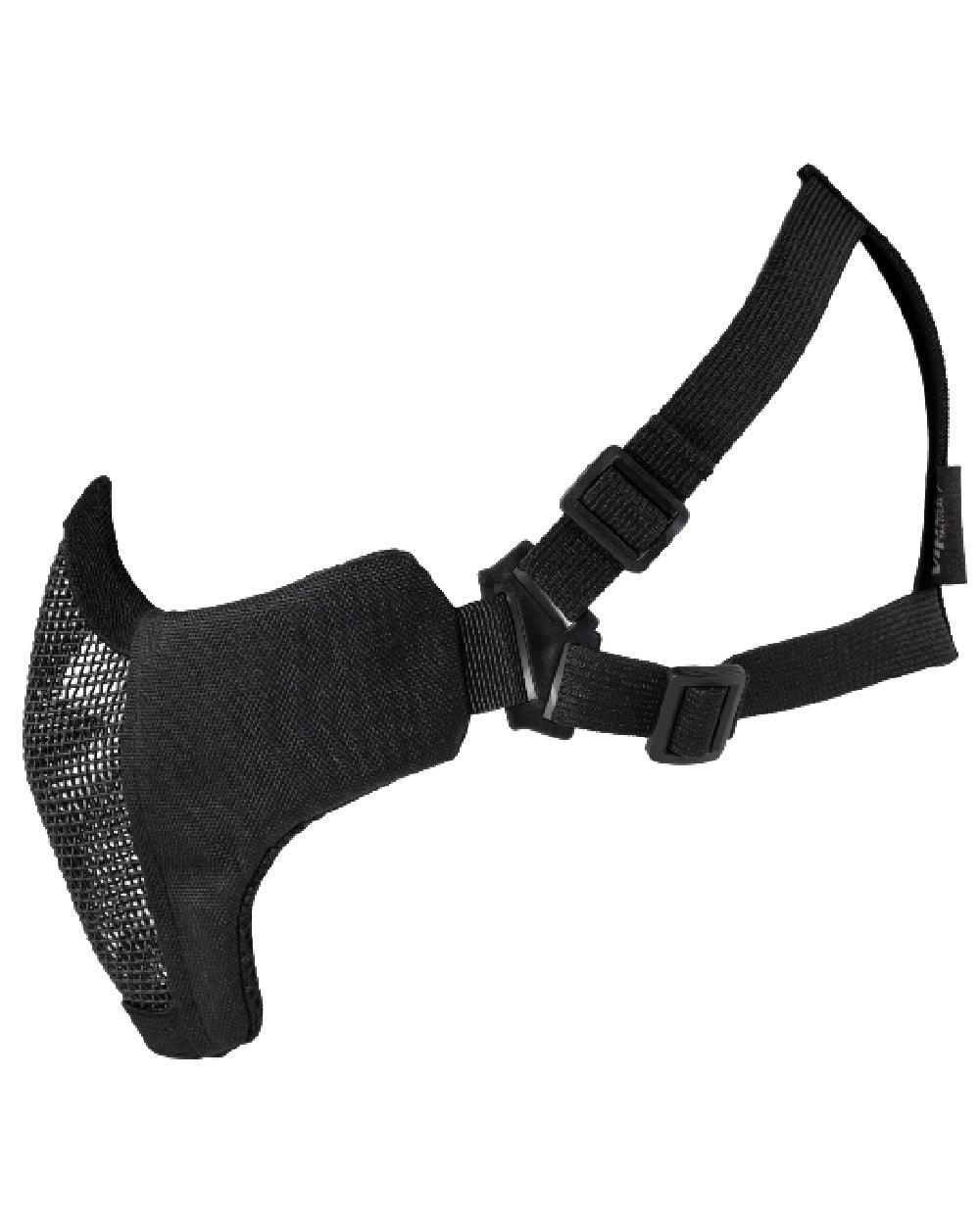 Black Coloured Viper Crossteel Face Mask Gen2 on white background