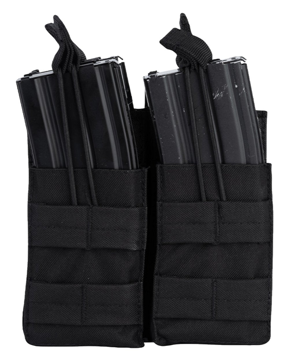 Black Coloured Viper Double Duo Mag Pouch on white background