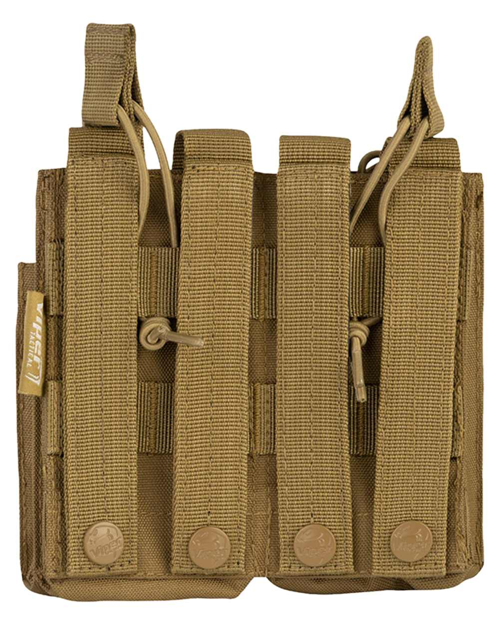 Coyote Coloured Viper Double Duo Mag Pouch on white background