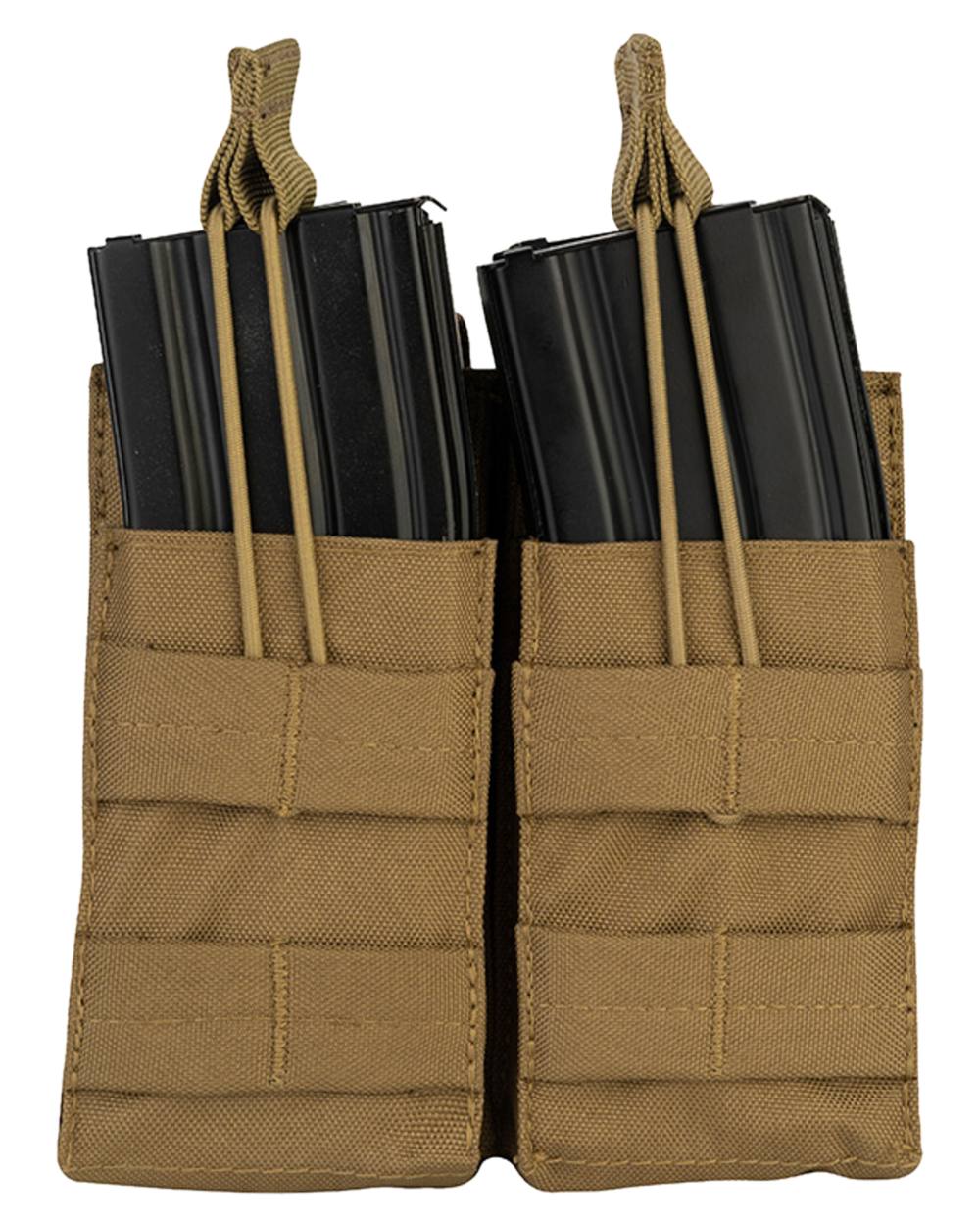 Coyote Coloured Viper Double Duo Mag Pouch on white background
