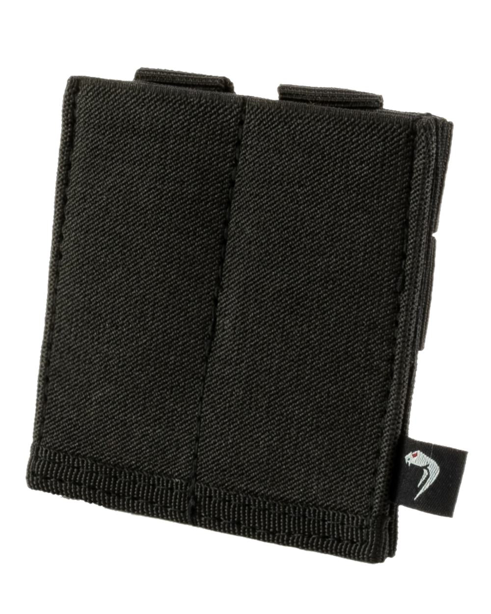 Black Coloured Viper Double Pistol Mag Plate on white background