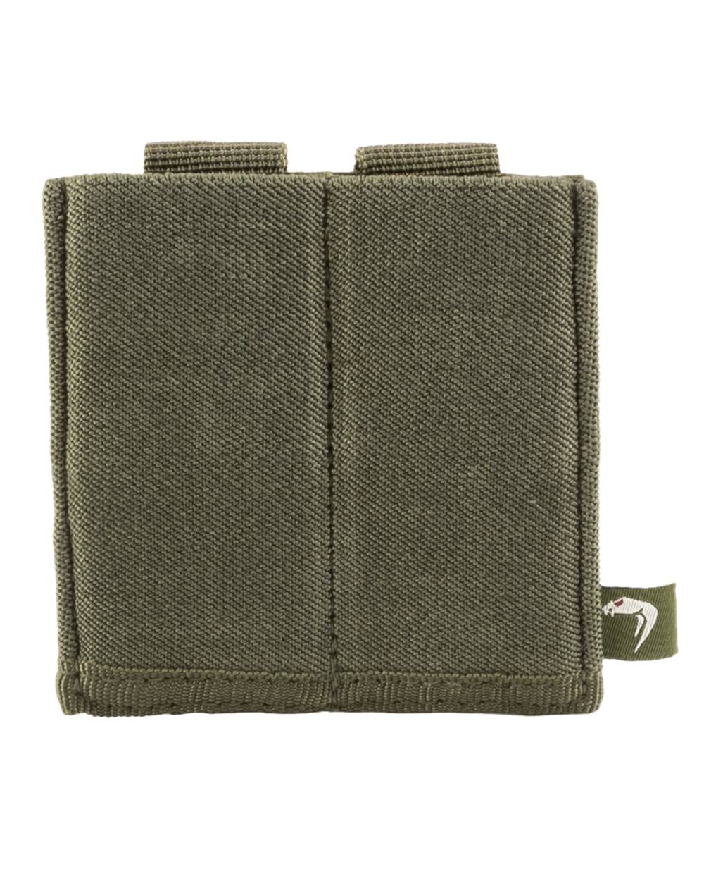 Green Coloured Viper Double Pistol Mag Plate on white background