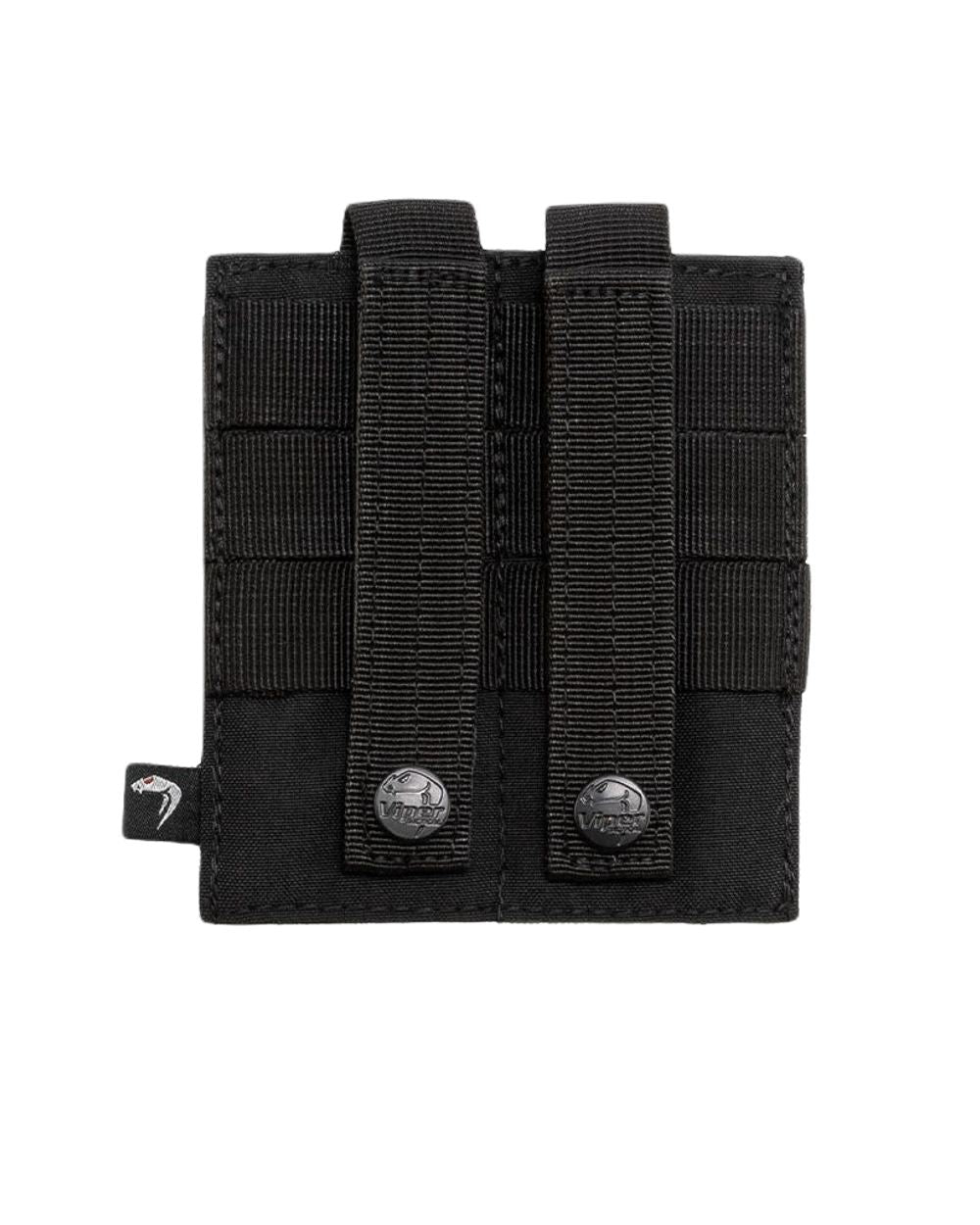 Black Coloured Viper Double SMG Mag Plate on white background