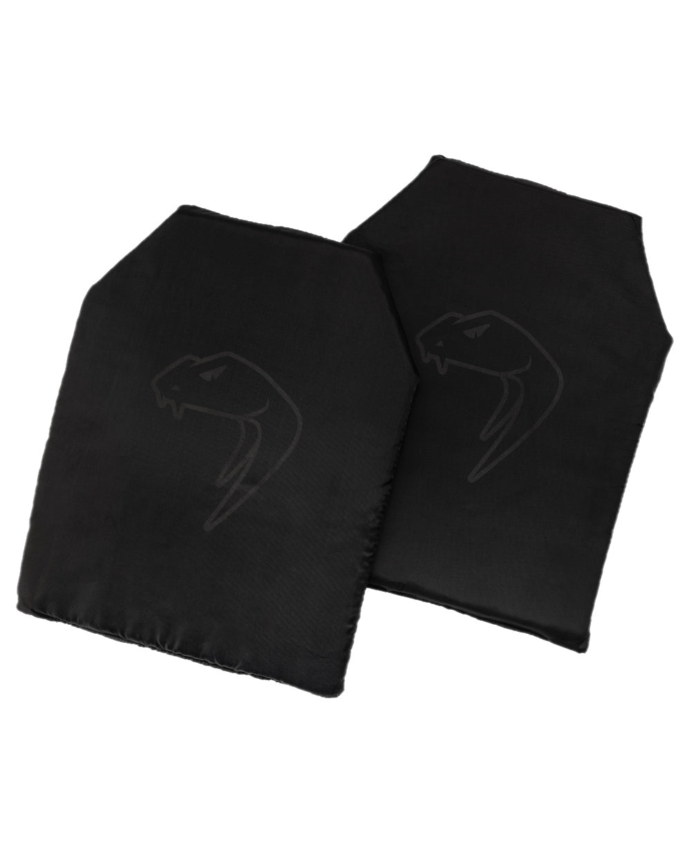 Black Coloured Viper Dummy Plates on white background