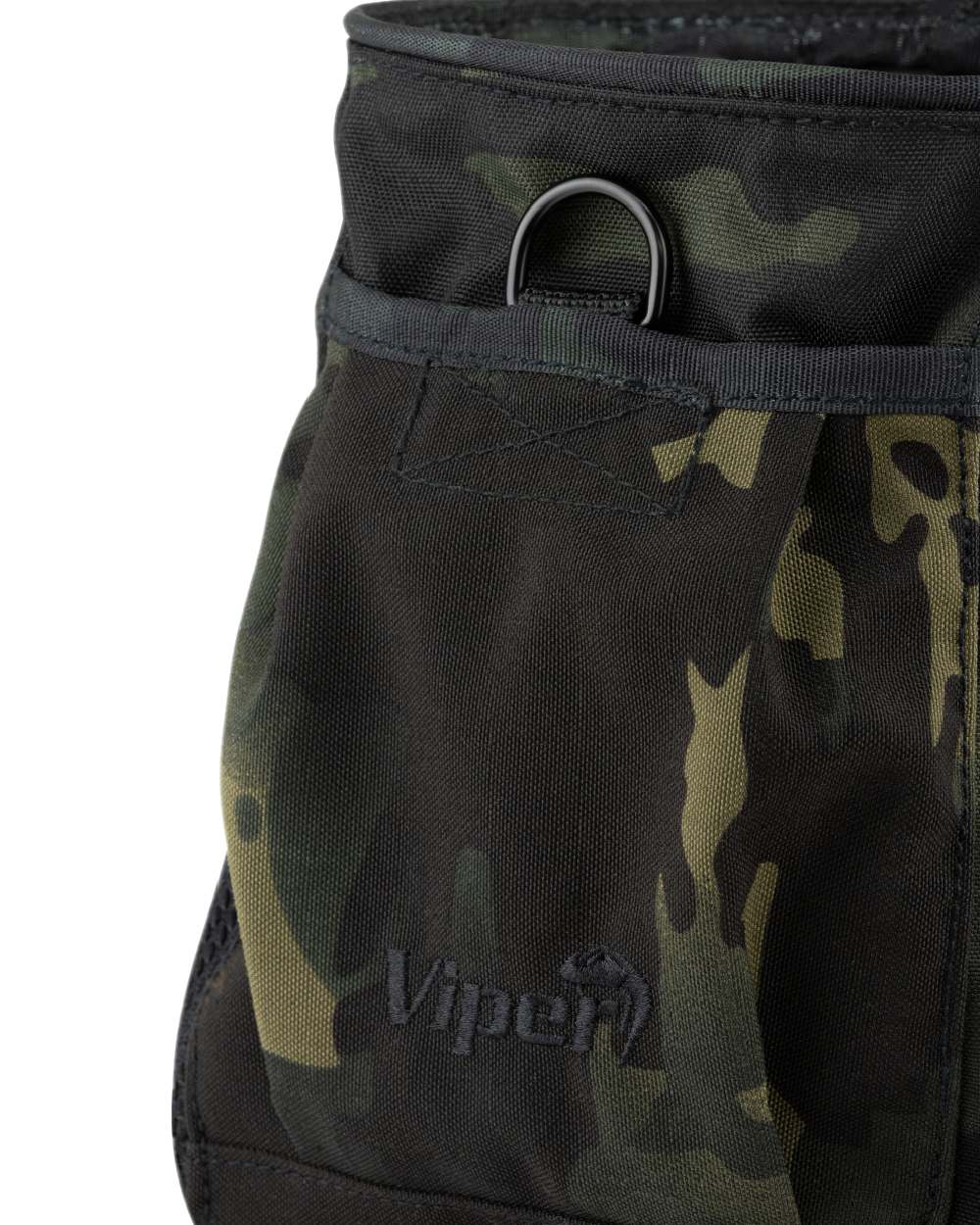 VCAM Black Coloured Viper Elite Dump Bag on white background