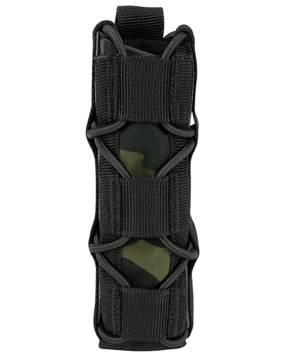 VCAM Black Coloured Viper Elite Extended Pistol Mag Pouch on white background