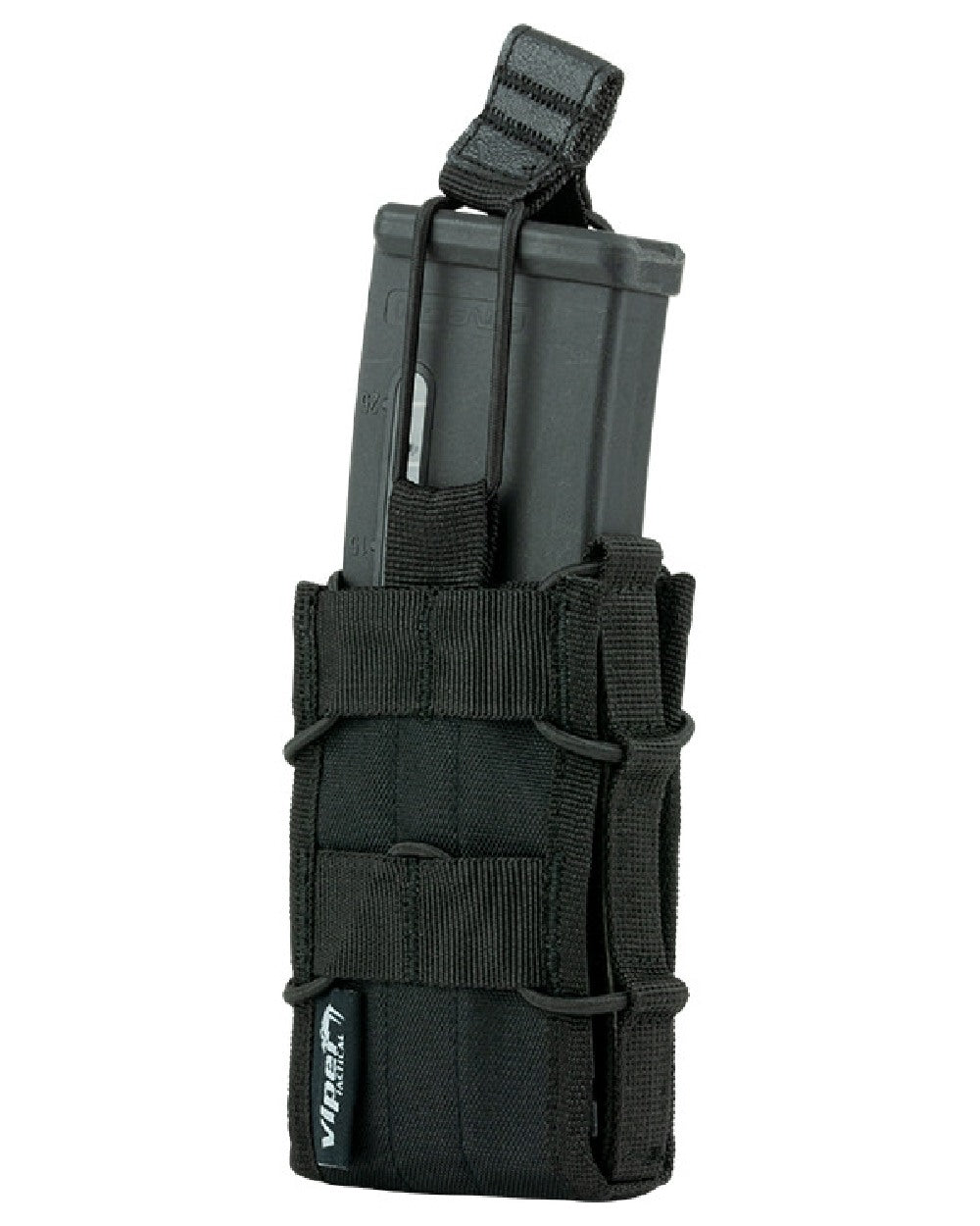 Black Coloured Viper Elite Mag Pouch on white background