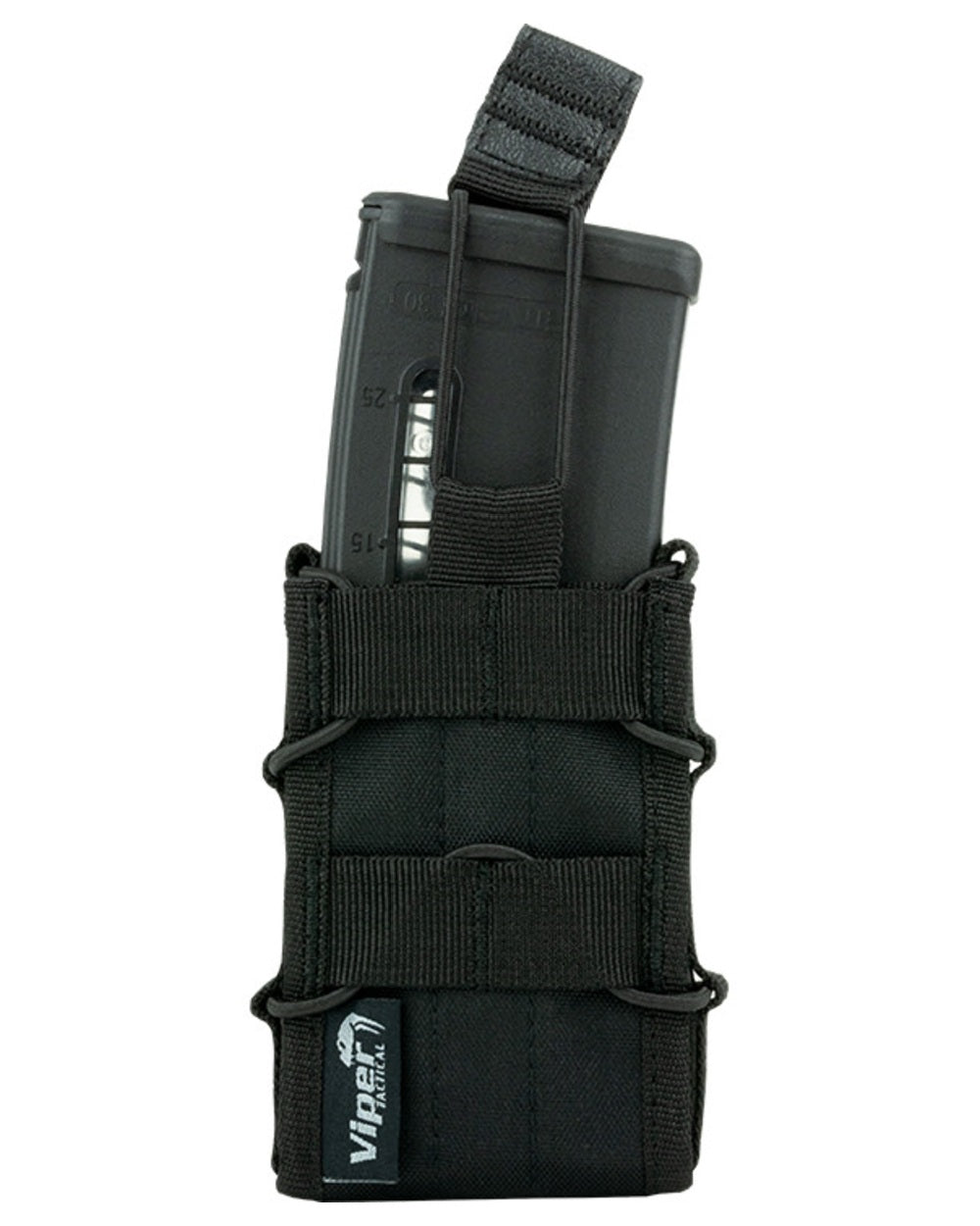 Black Coloured Viper Elite Mag Pouch on white background