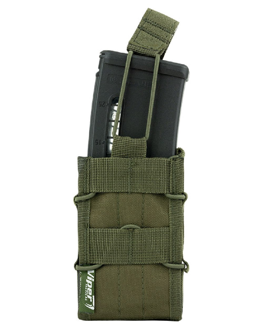 Green Coloured Viper Elite Mag Pouch on white background