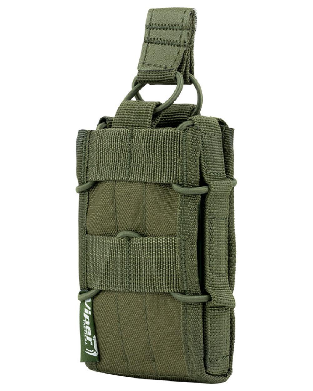 Green Coloured Viper Elite Mag Pouch on white background
