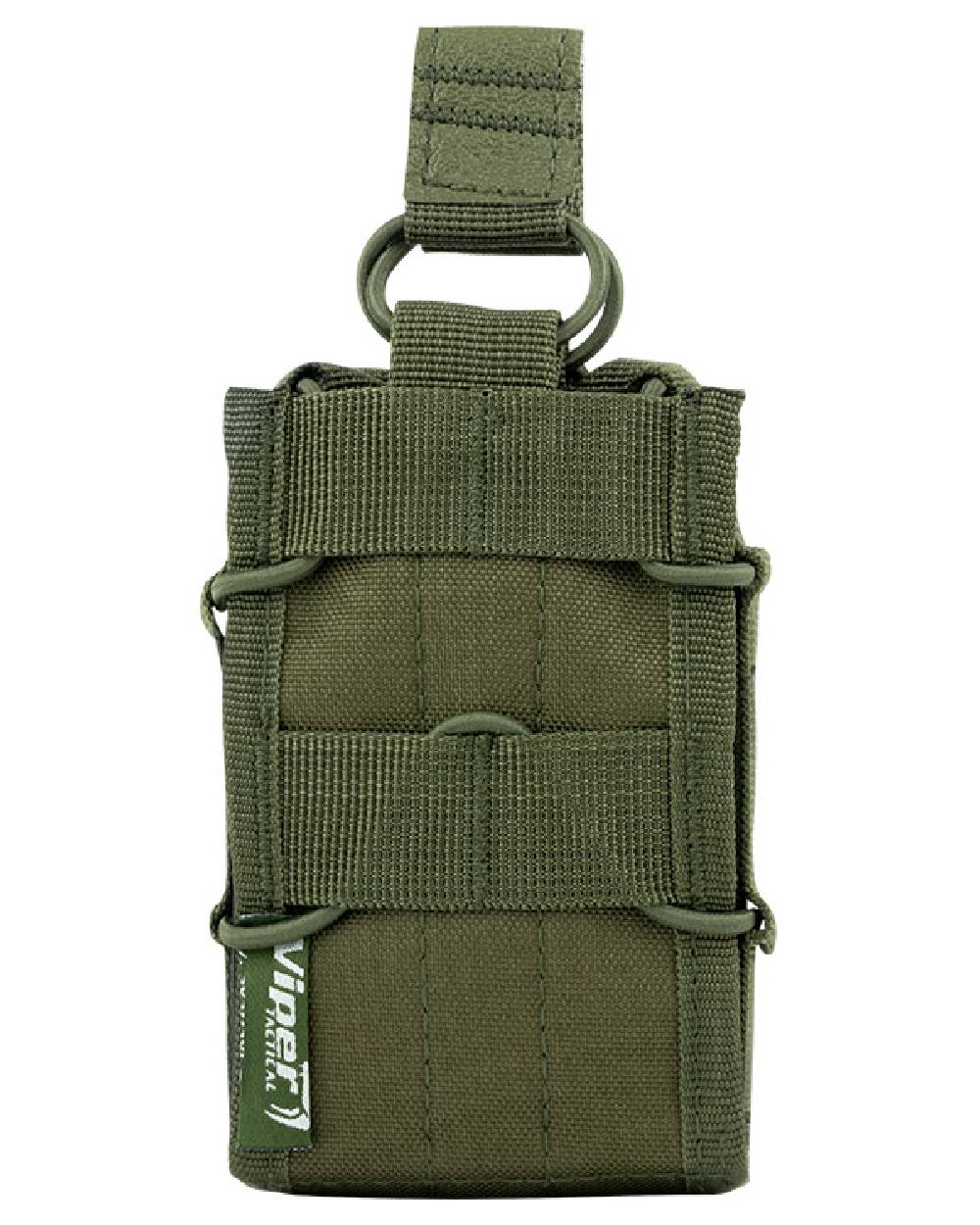 Green Coloured Viper Elite Mag Pouch on white background