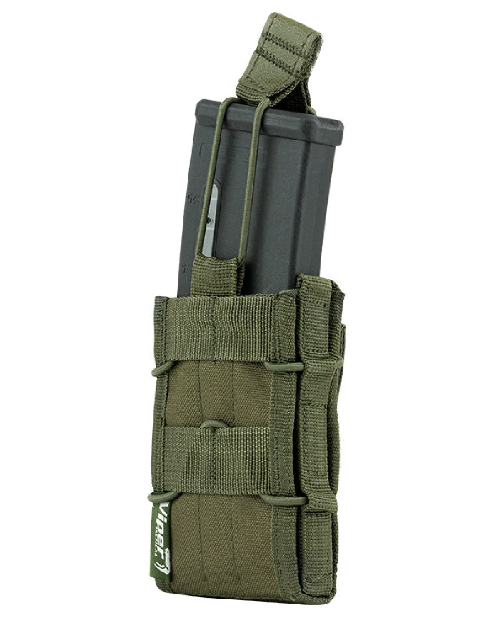 Green Coloured Viper Elite Mag Pouch on white background