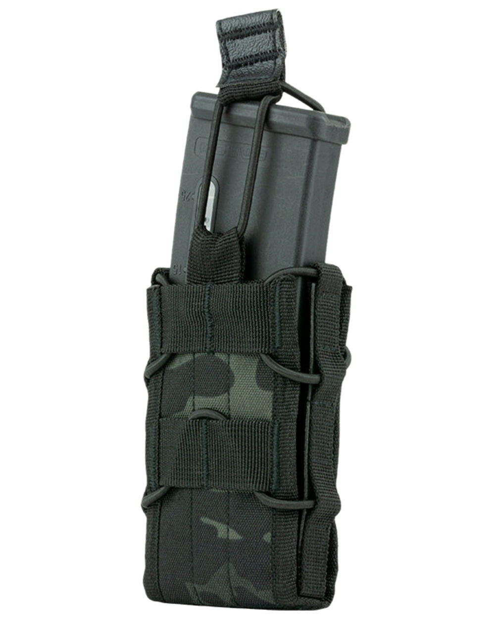 VCAM Black Coloured Viper Elite Mag Pouch on white background