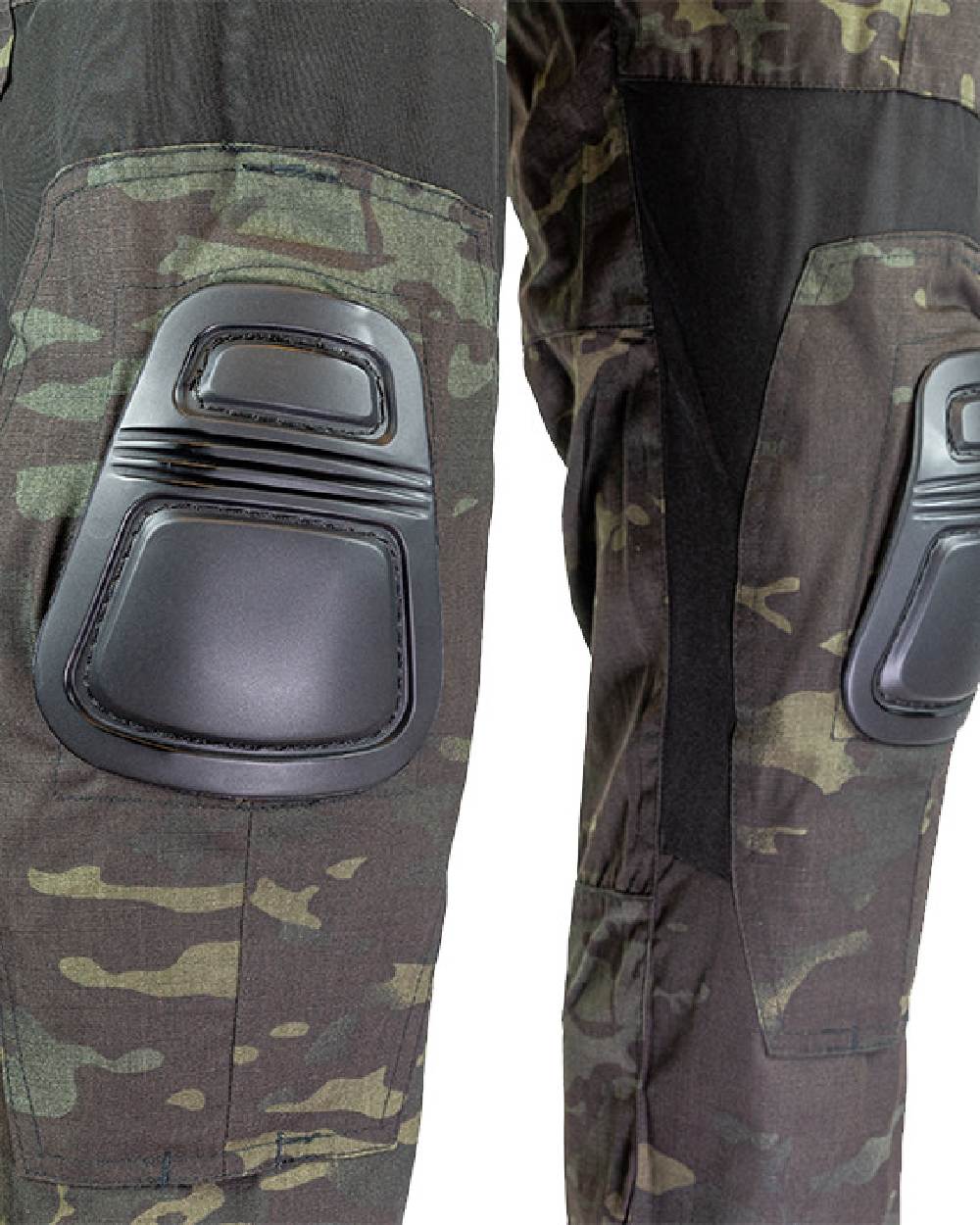 VCAM Black Coloured Viper Elite Trousers Gen2 on white background