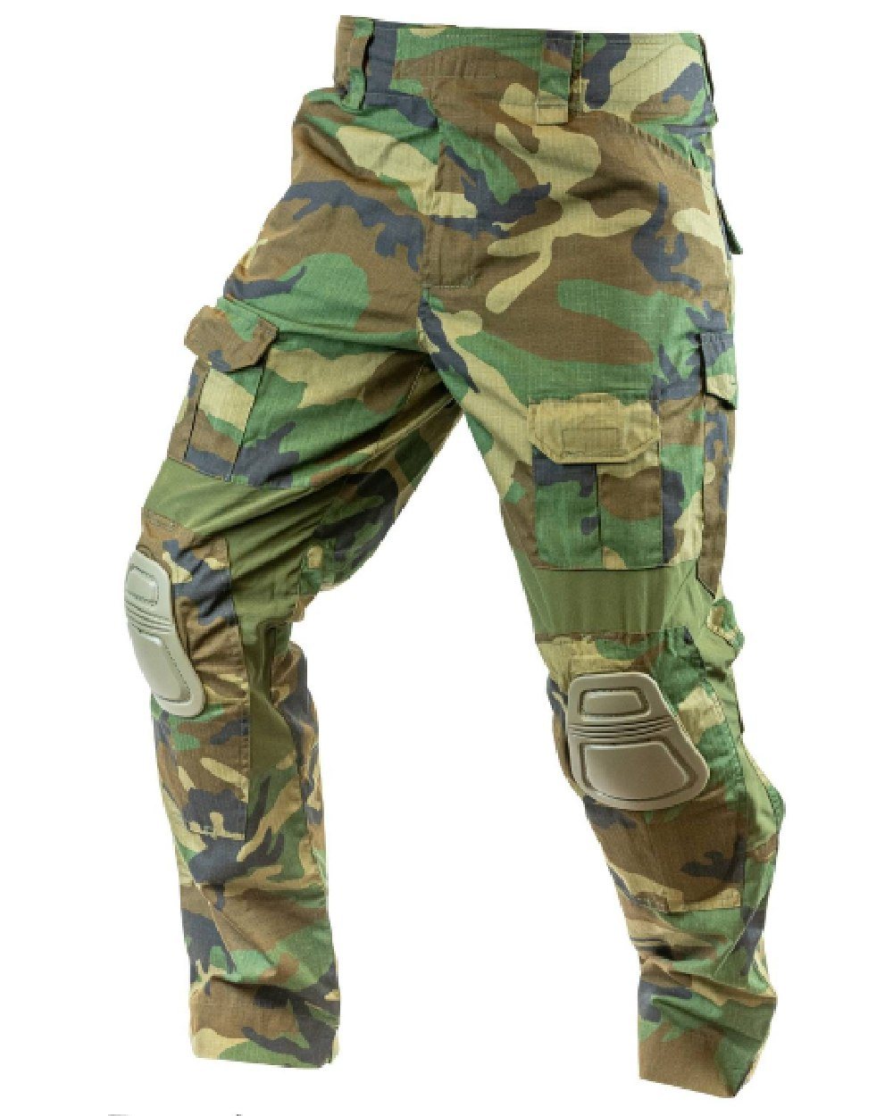 Woodland Coloured Viper Elite Trousers Gen2 on white background