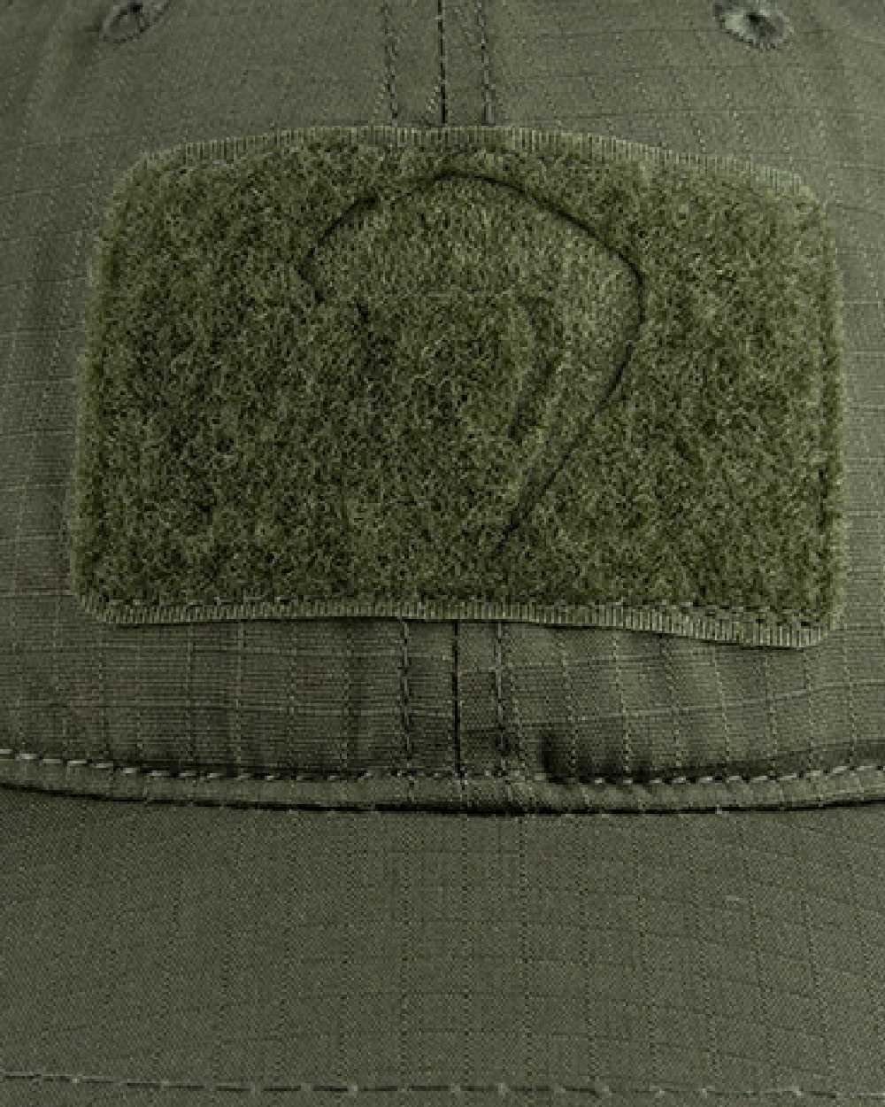 Green Coloured Viper Flexi-Fit Baseball Cap on white background