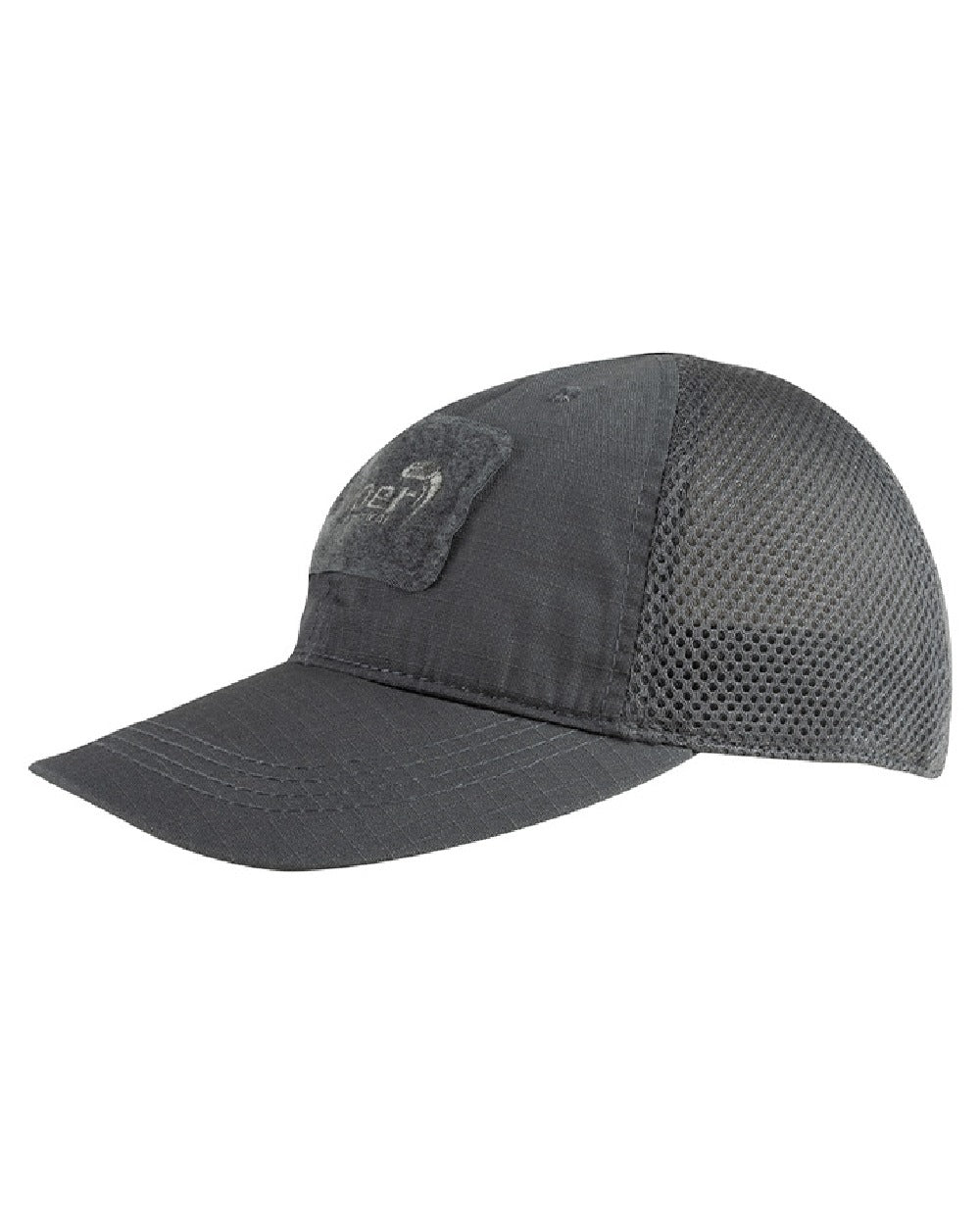 Titanium Coloured Viper Flexi-Fit Baseball Cap on white background